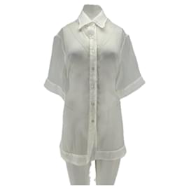 Autre Marque Camicia bianca trasparente APPARIS