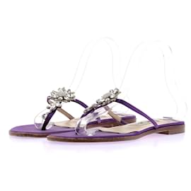 Sandali viola con strass - Jimmy Choo