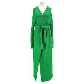 SER.O.YA Langer grüner Baumwollcardigan - Autre Marque