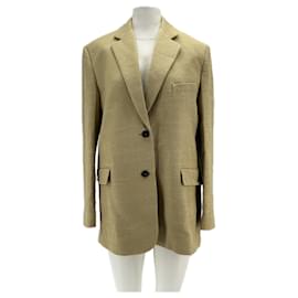 Autre Marque Blazer de algodón beige