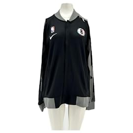 Chaqueta Nike NBA City Edition Brooklyn Nets Negra Gris