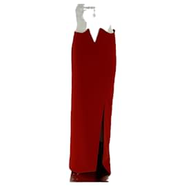 FILIARMI Langer roter Rock - Autre Marque