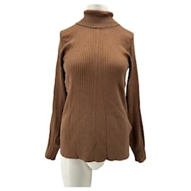 Brauner Rollkragenpullover - Autre Marque