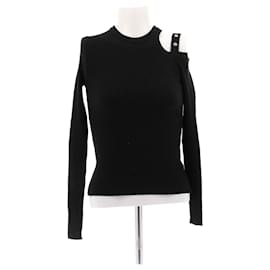 Schwarzer Pullover mit freiem Schulter - Blumarine