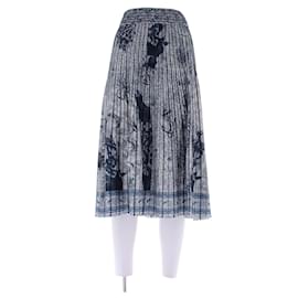 Falda Etro Azul Marino de Viscosa