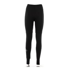 Balenciaga Leggings negros con logo blanco