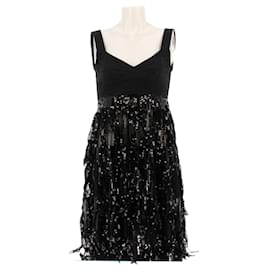 Robe à sequins noire Dolce & Gabbana