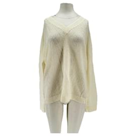 Weißer Wollpullover 440ME - Autre Marque