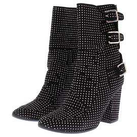 Laurence Dacade Stivaletto con tacco e strass