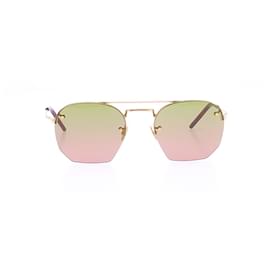 Saint Laurent Gafas de sol doradas