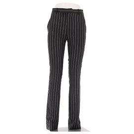 Pantalones Louis Vuitton grises con rayas blancas