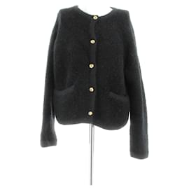 Autre Marque MALINA Wollcardigan Schwarz mit goldenen Knöpfen
