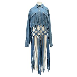 Autre Marque Camicia in denim OMELIA blu