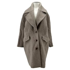 Cappotto in lana marrone Iro