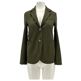 Blazer Harris Wharf London Khaki in Viscosa Taglia 38