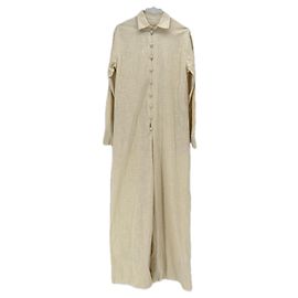 Autre Marque Mono CLOE CASSANDRO beige efecto lino M