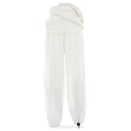 Pantalones anchos blancos Laurence Bras de algodón Talla 36