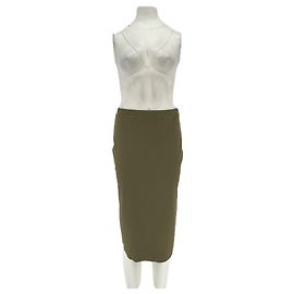 Autre Marque Falda midi caqui THE FRANKIE SHOP