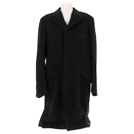 Cappotto in cashmere nero Hermès Taglia 48