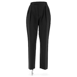 Pantalones de lana negros Céline