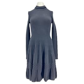 Dsquared2 Schwarzes Viscose Kleid
