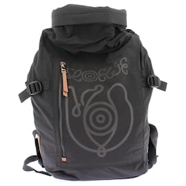 Zaino Loewe in tessuto nero con logo