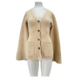 Cardigan crema in cashmere - Khaite
