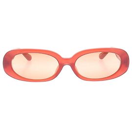 Linda Farrow Gafas de sol rojas