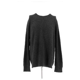 Roberto Collina Wollmischpullover Grau Größe 54