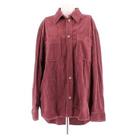 Isabel Marant Camisa de pana burdeos