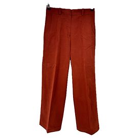Pantalones Valentine Gauthier Rojos de Algodón Talla 38