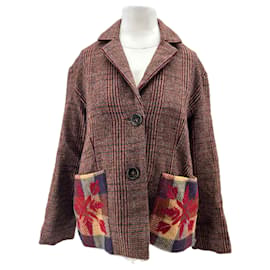 Autre Marque VICTOIRE Wollblazer in Rot