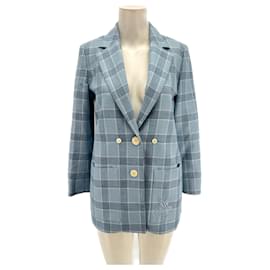 DMN Blazer mit Karomuster in Blau