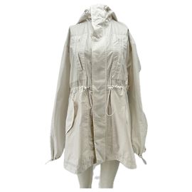 Autre Marque Parka in cotone bianca WARDROBE NYC