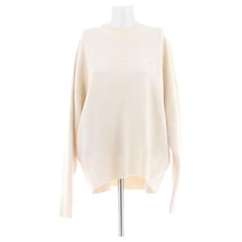Iro Wollpullover mit Logo in Creme