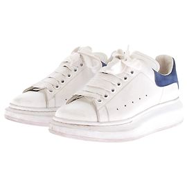 Alexander Mcqueen Weiße Sneakers mit Plateau