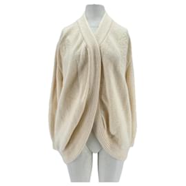 Cárdigan de angora Rouje beige