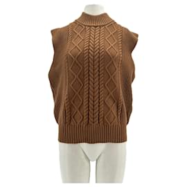 Pull sans manches marron - Autre Marque