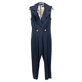Elisabetta Franchi Mono negro a rayas
