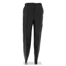 Pantalones negros de algodón y lana Totême