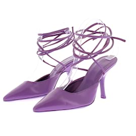 By Far Sandali con tacco viola