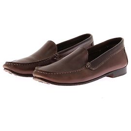 Autre Marque Mocasines RIVE GAUCHE de cuero marrón 38