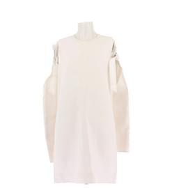 Céline Kleid aus Baumwolle beige Größe 38