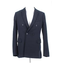 Giacca da abito Dior in lana blu navy