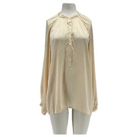 Autre Marque RAQUEL ALLEGRA Creme Bluse