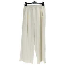 Autre Marque THE FRANKIE SHOP Hose in Ecru Weite Hose XS