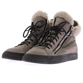 Giuseppe Zanotti Sneakers alte grigie