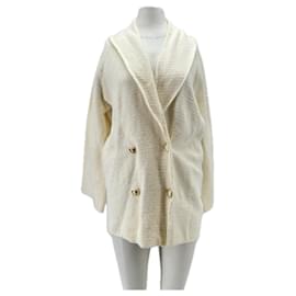 Ecru-Weste mit Knöpfen - Massimo Dutti