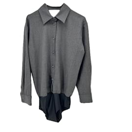Autre Marque Body de lana gris MEEDEA