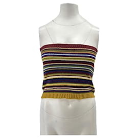 Multicolored striped wool tube top - Autre Marque